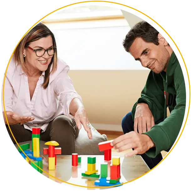 Doris Mock gemeinsam mit einem Kunden